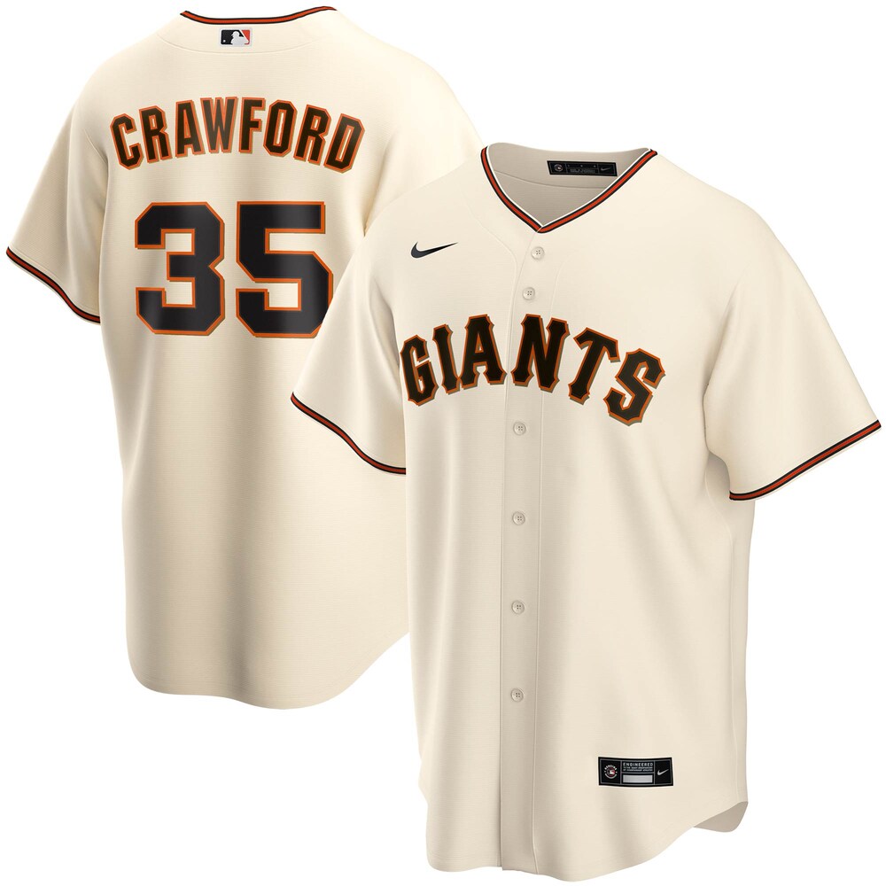 Brandon Crawford San Francisco Giants Home 2020 Player Jersey - Cream