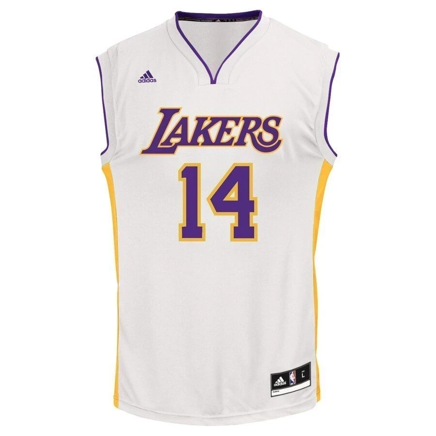 Alternative view of Brandon Ingram Los Angeles Lakers Jersey - White - JS457 
