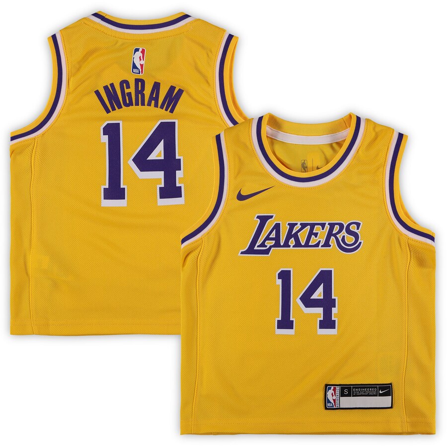 Brandon Ingram Los Angeles Lakers Preschool 2018/19 Replica Jersey - Icon Edition - Gold