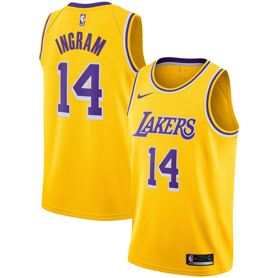 Brandon Ingram Los Angeles Lakers Replica Swingman Jersey - Icon Edition - Gold