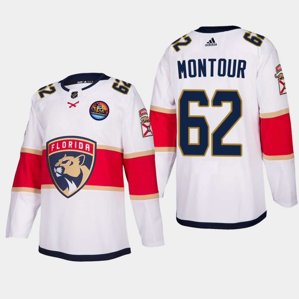 Brandon Montour 62 Florida Panthers 2023 All-Star Game Jersey White Equipment - JS477 