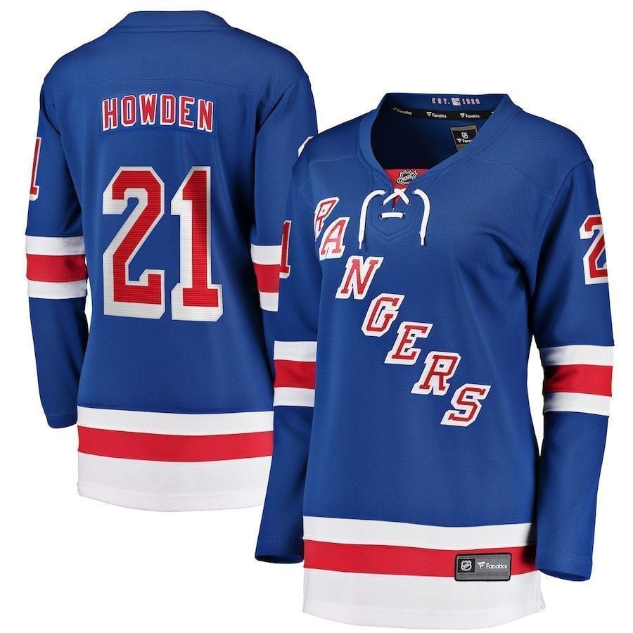 Brett Howden New York Rangers Women's Home Breakaway Player Jersey - Blue - JS882 