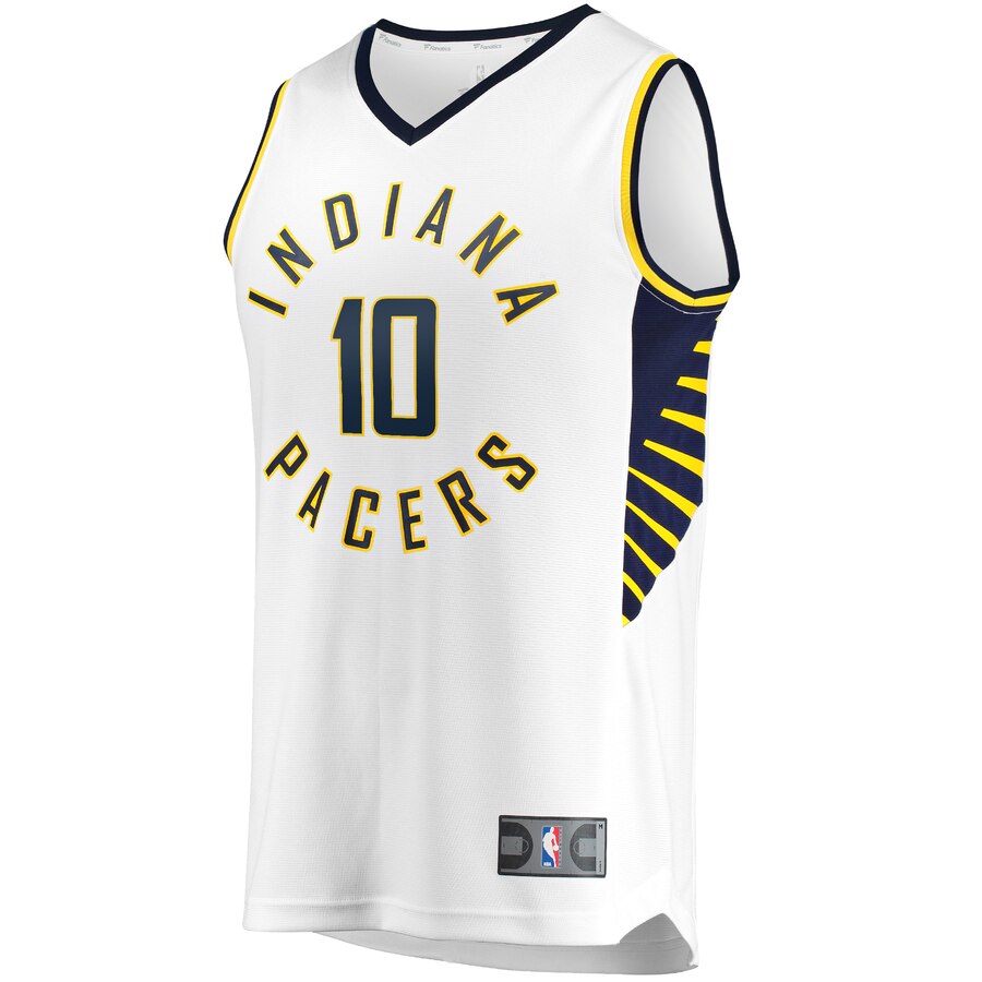 Alternative view of Brian Bowen Ii Indiana Pacers Fanatics Branded Fast Break Replica Jersey White - Association Edition