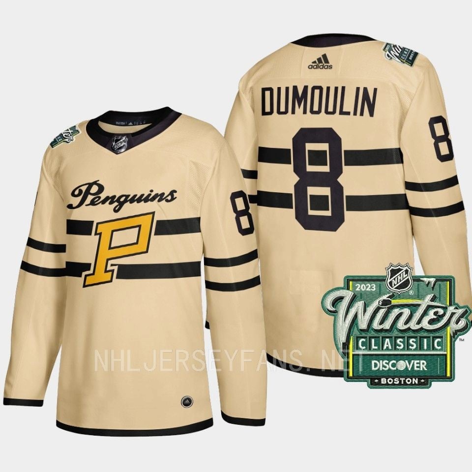 Brian Dumoulin 8 Pittsburgh Penguins 2023 Winter Classic Cream Jersey - JS921 