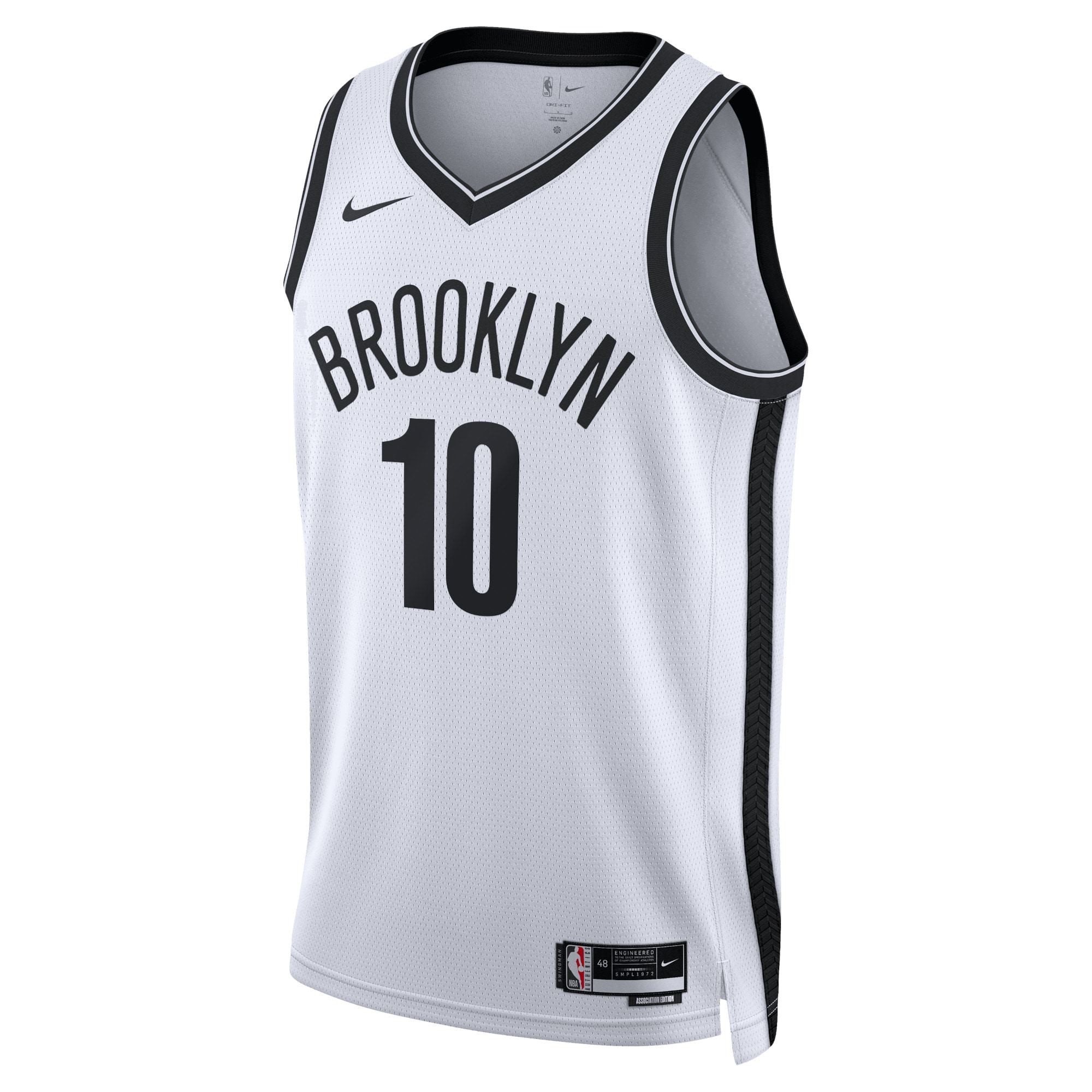 Brooklyn Nets Association Edition Swingman Jersey - White - Ben Simmons - Unisex - JS682 