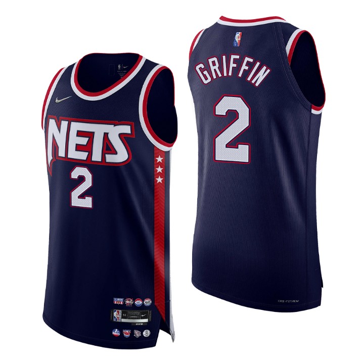 Brooklyn Nets Blake Griffin 2021-22 75th Anniversary Authentic Jersey City