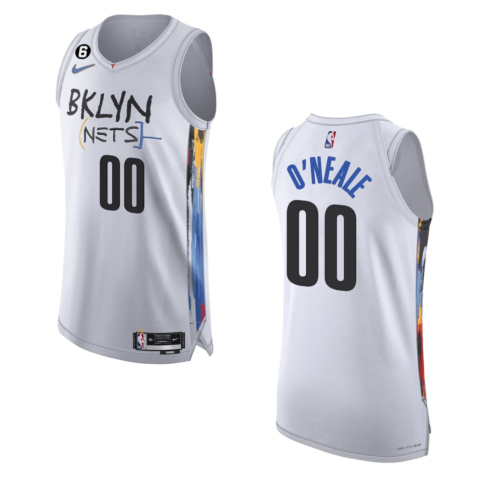 Brooklyn Nets City Edition Royce O'neale 2022-23 White Jersey