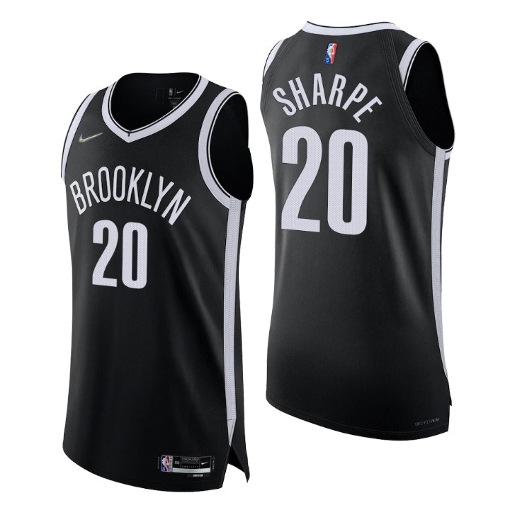 Brooklyn Nets Dayron Sharpe 2021-22 75th Anniversary Diamond Jersey Authentic Icon