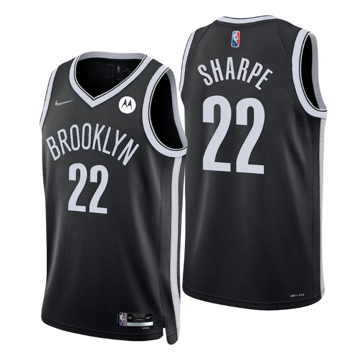 Brooklyn Nets Dayron Sharpe 75th Anniversary Diamond Jersey Icon