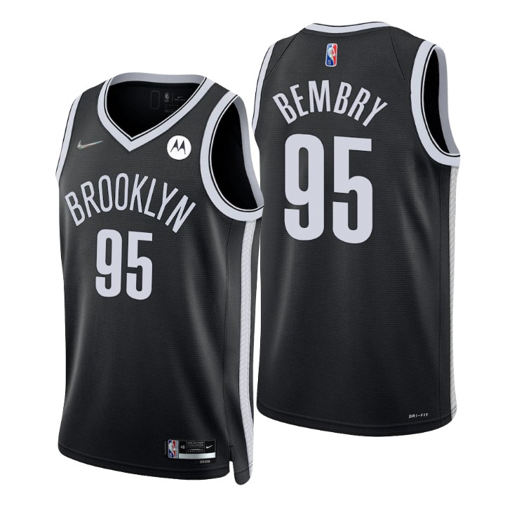Brooklyn Nets Deandre' Bembry 75th Anniversary Diamond Jersey Icon