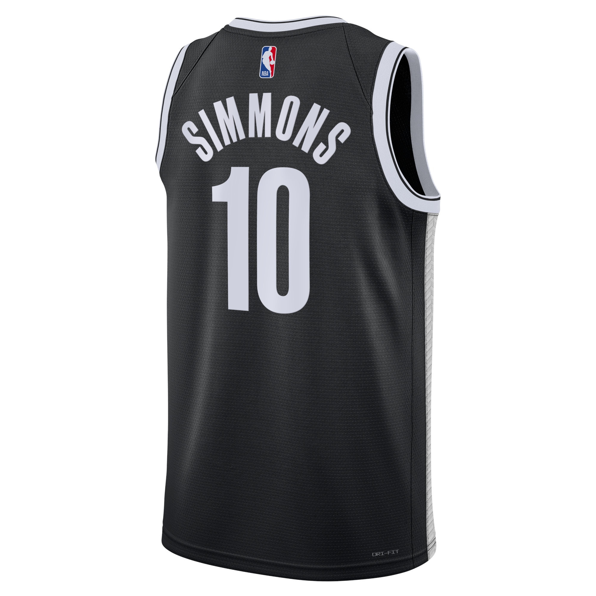 Alternative view of Brooklyn Nets Icon Edition Swingman Jersey - Black - Ben Simmons - Unisex - JS332 
