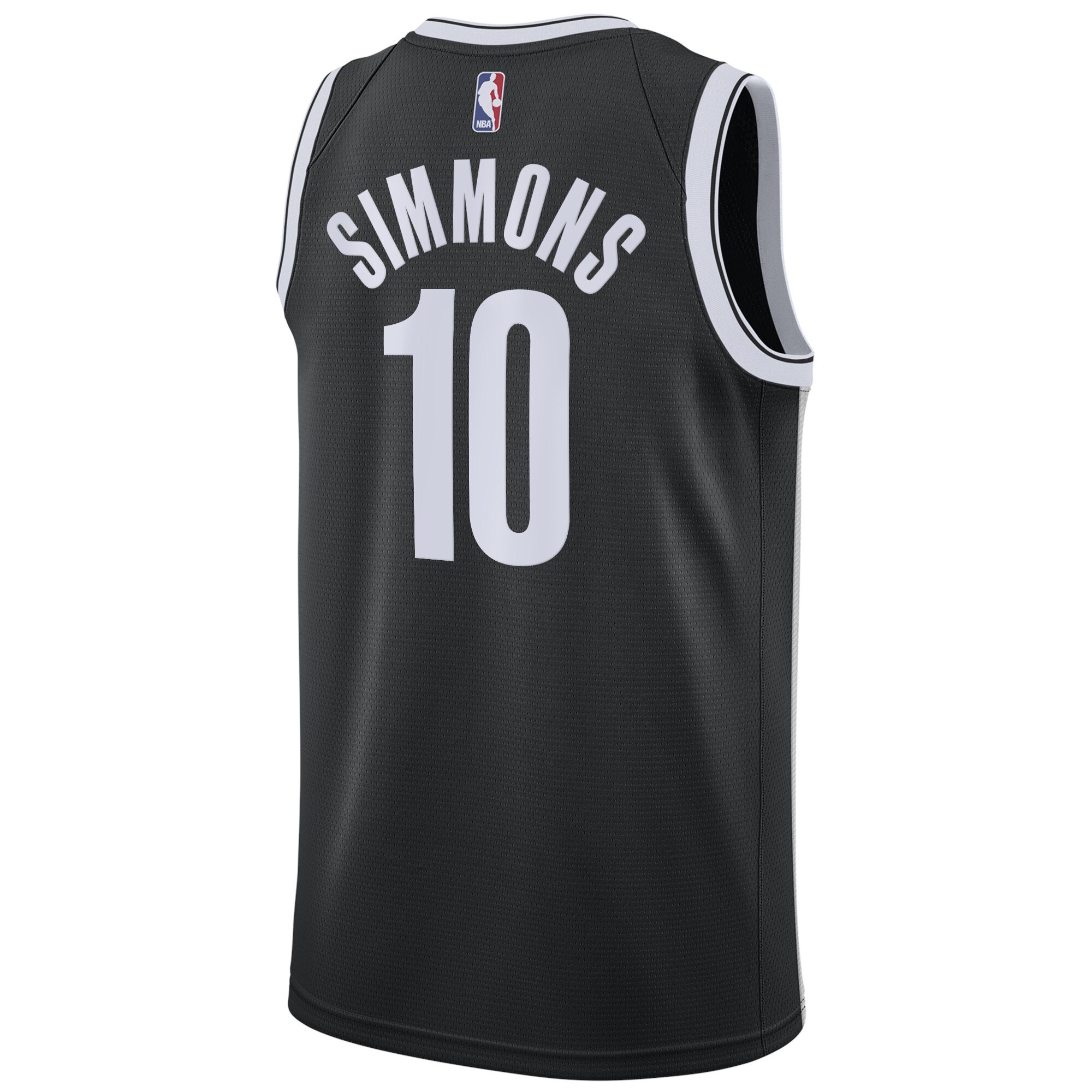 Alternative view of Brooklyn Nets Icon Edition Swingman Jersey - Black - Ben Simmons - Youth - JS161 