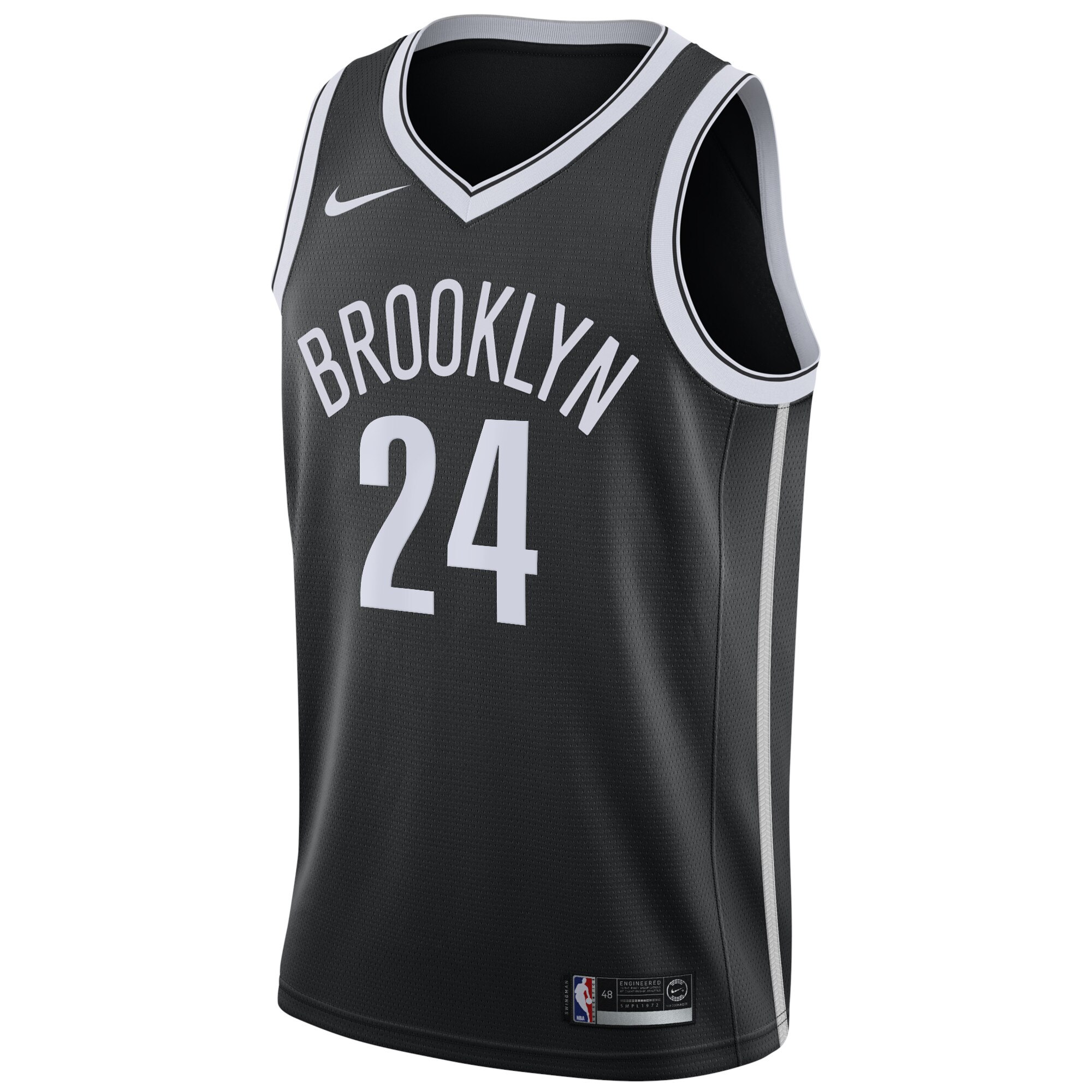Brooklyn Nets Icon Edition Swingman Jersey - Black - Cameron Thomas - Mens - JS392 