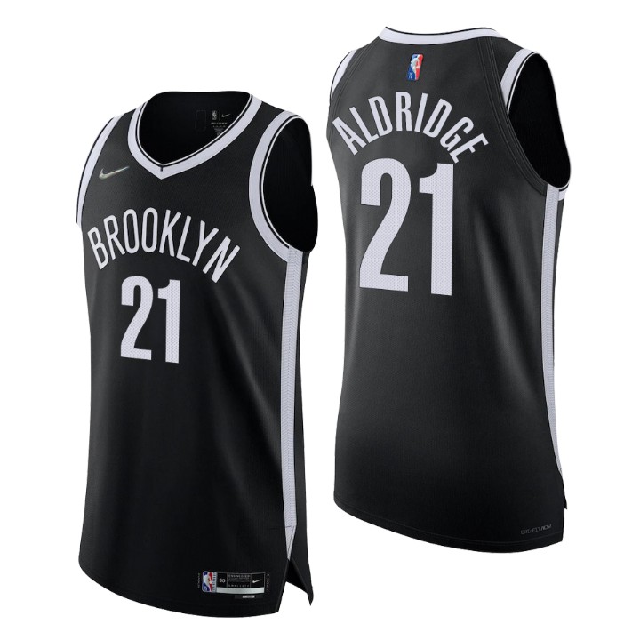 Brooklyn Nets Lamarcus Aldridge 2021-22 75th Anniversary Diamond Jersey Authentic Icon
