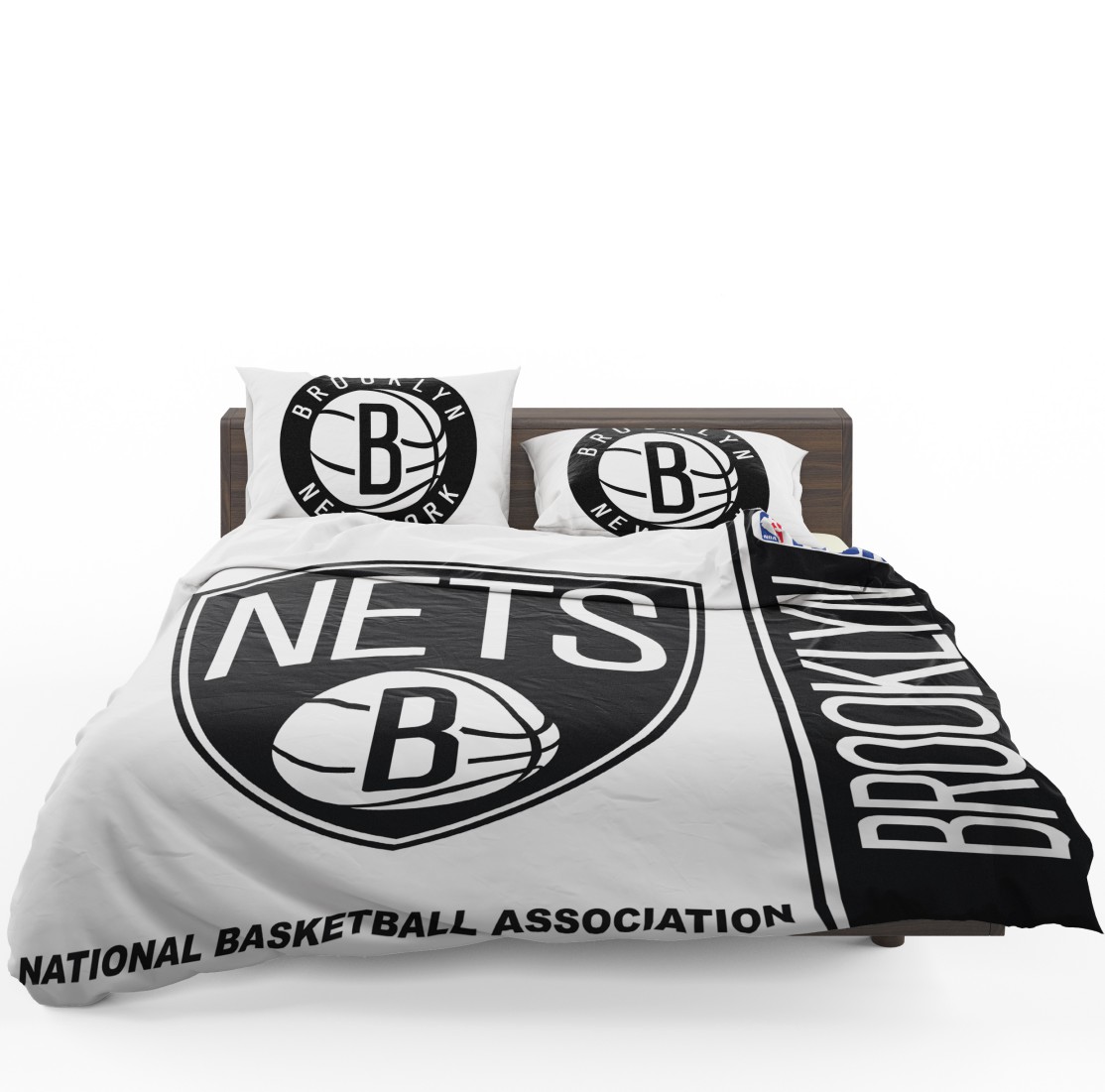 Brooklyn Nets NBA Basketball Bedding Set - Custom Bedding Set