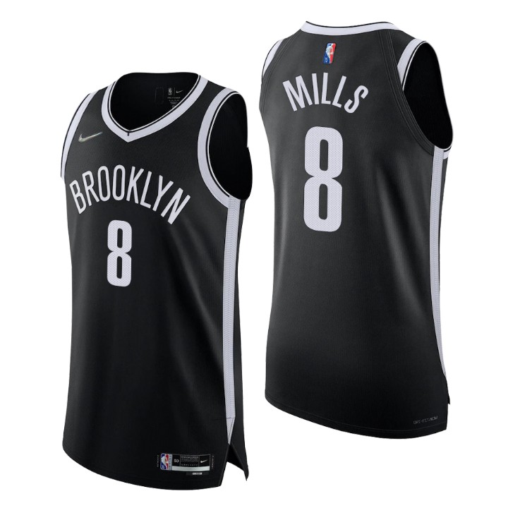 Brooklyn Nets Patty Mills 2021-22 75th Anniversary Diamond Jersey Authentic Icon