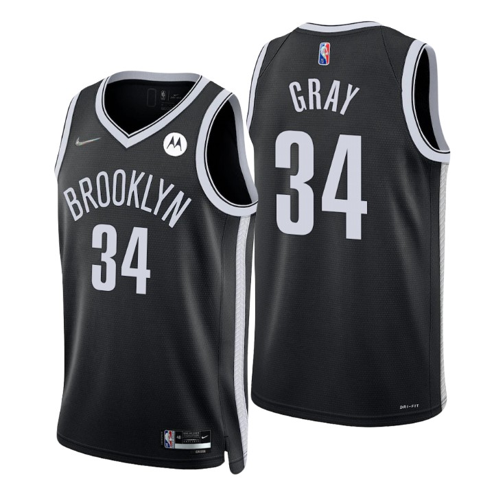 Brooklyn Nets Raiquan Gray 75th Anniversary Diamond Jersey Icon
