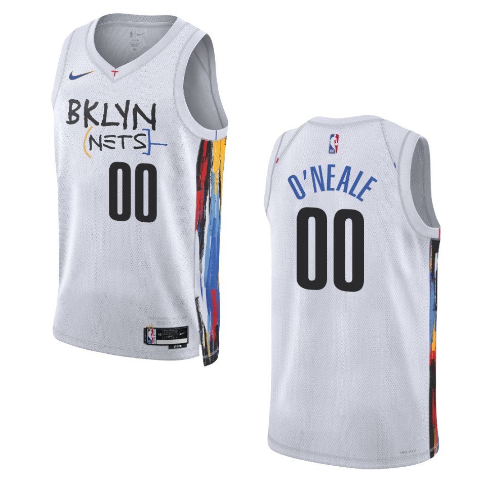 Brooklyn Nets Royce O'neale 2022-23 City Edition White Swingman Jersey