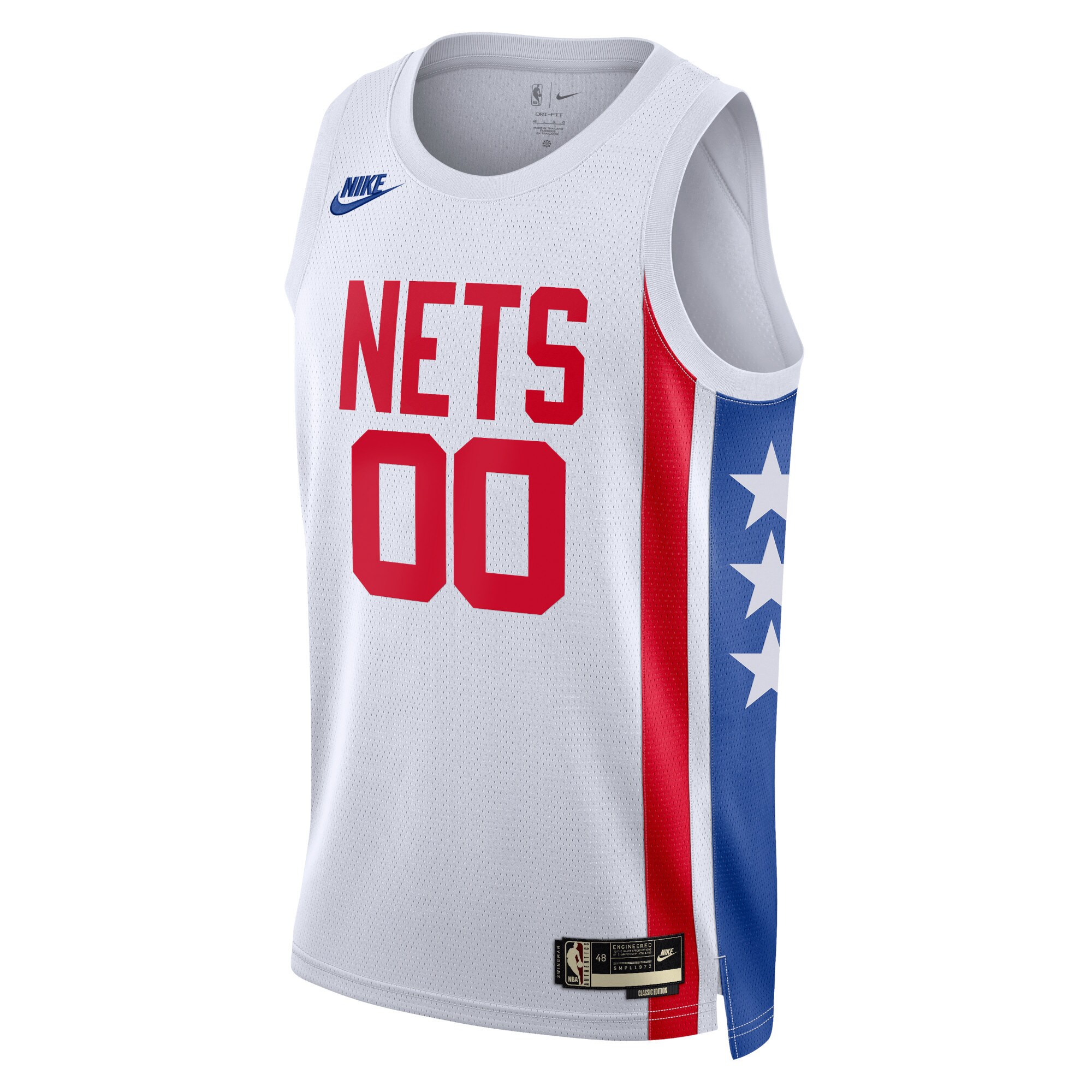 Alternative view of Brooklyn Nets Unisex 2022/23 Custom Swingman Jersey - Classic Edition - White