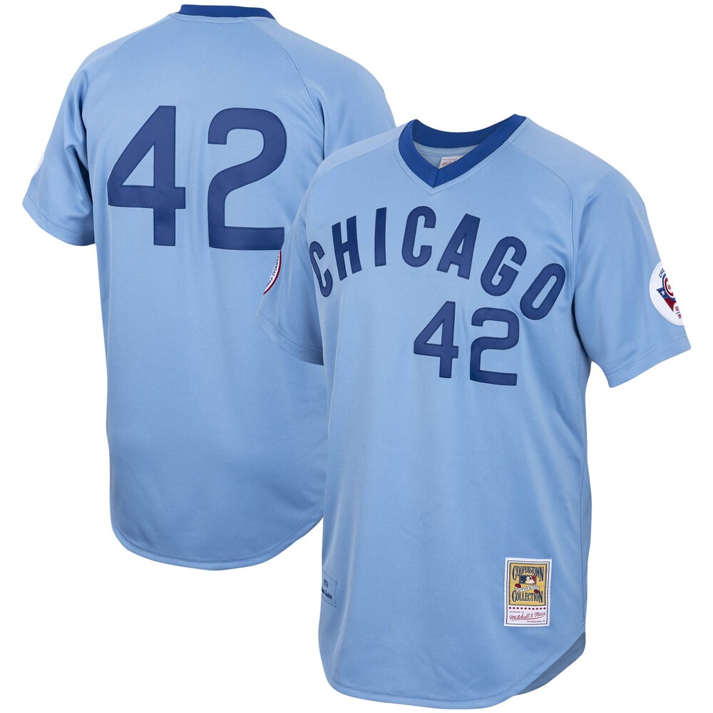 Bruce Sutter Chicago Cubs Mitchell & Ness Road 1976 Cooperstown Collection Jersey - Light Blue