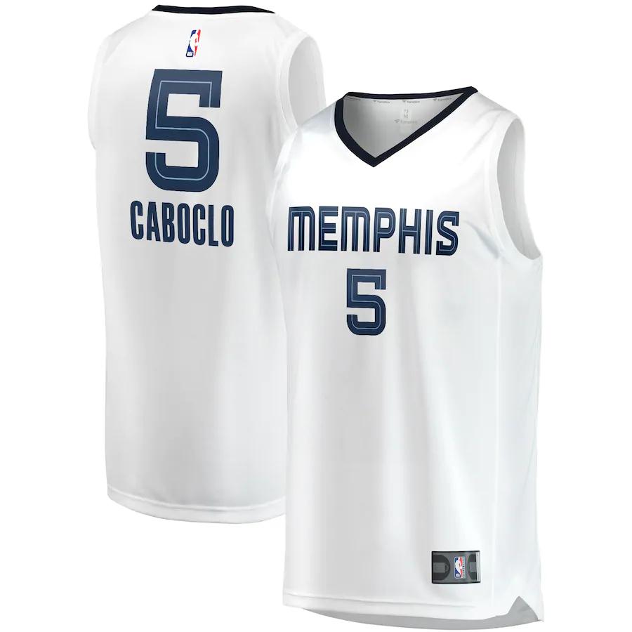 Bruno Caboclo Memphis Grizzlies Fanatics Branded Fast Break Player Jersey White - Association Edition