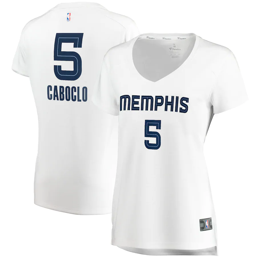 Bruno Caboclo Memphis Grizzlies Fanatics Branded Women's Fast Break Player Jersey - Association Edition - White