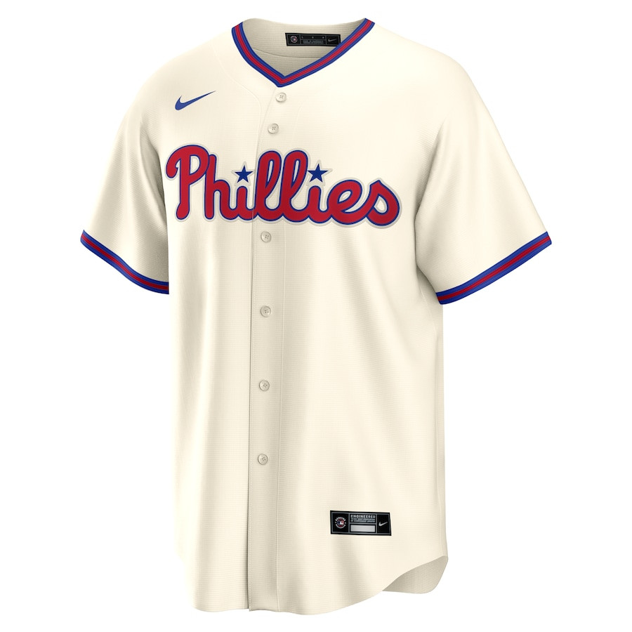 Alternative view of Bryce Harper 3 Philadelphia Phillies Alternate Men Jersey - Cream 
