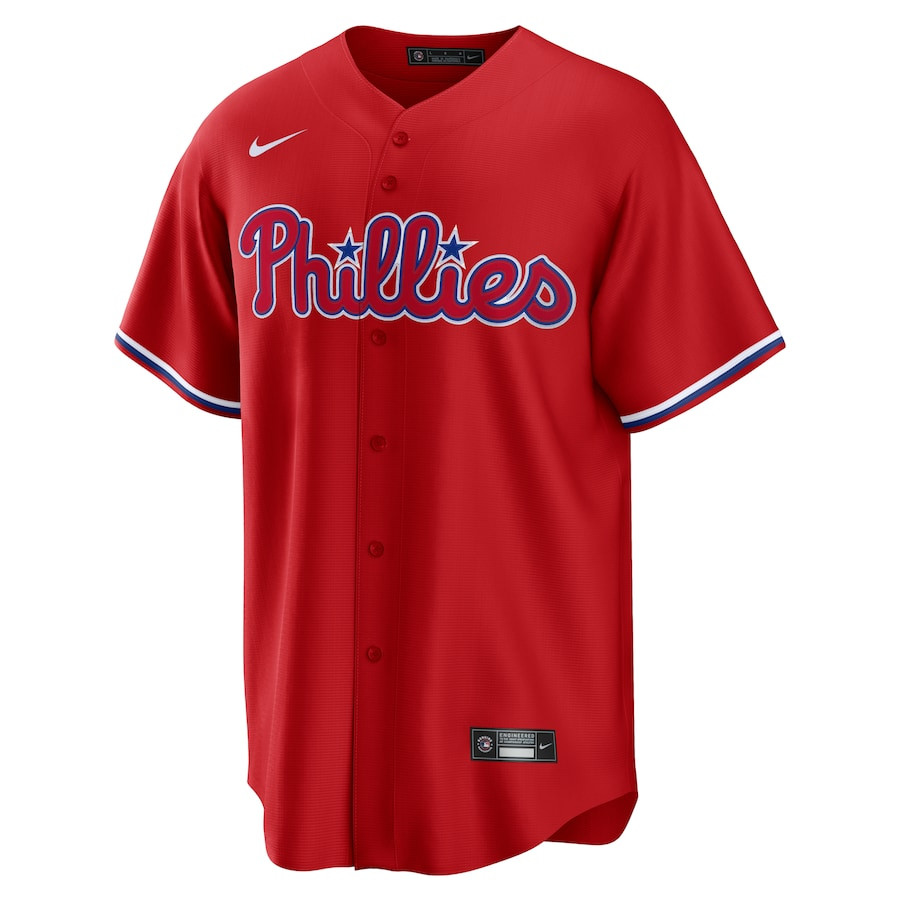 Alternative view of Bryce Harper 3 Philadelphia Phillies Alternate Men Jersey - Red 