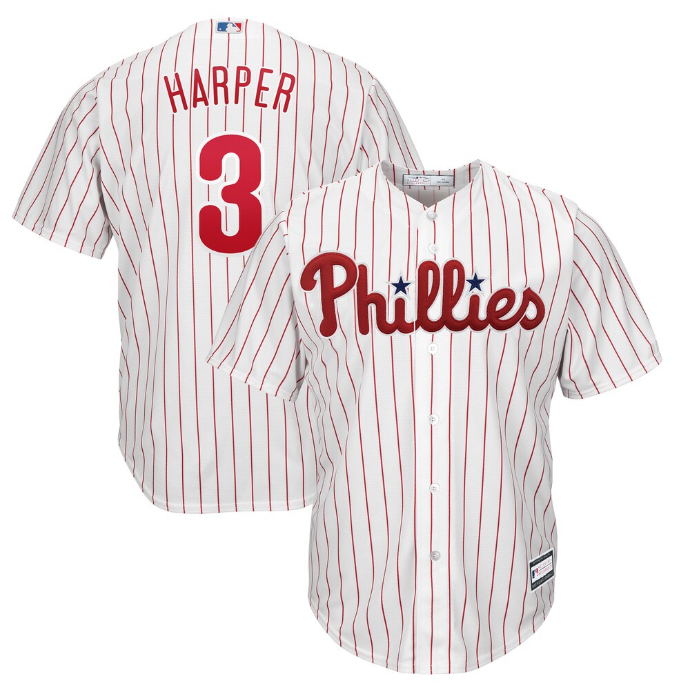 Bryce Harper Philadelphia Phillies Big & Tall Player Jersey - White