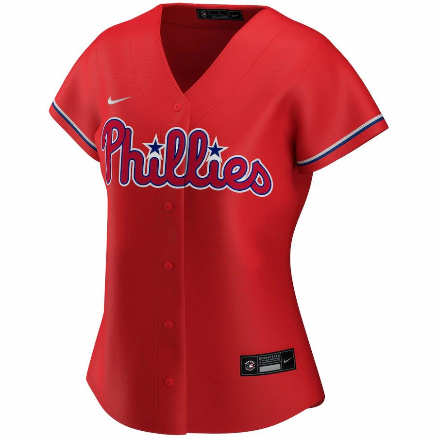 Alternative view of Bryce Harper Philadelphia Phillies Women's Alternate 2020 Replica Player Jersey ÃƒÂ¢Ã¢â€šÂ¬Ã¢â‚¬Å“ Red