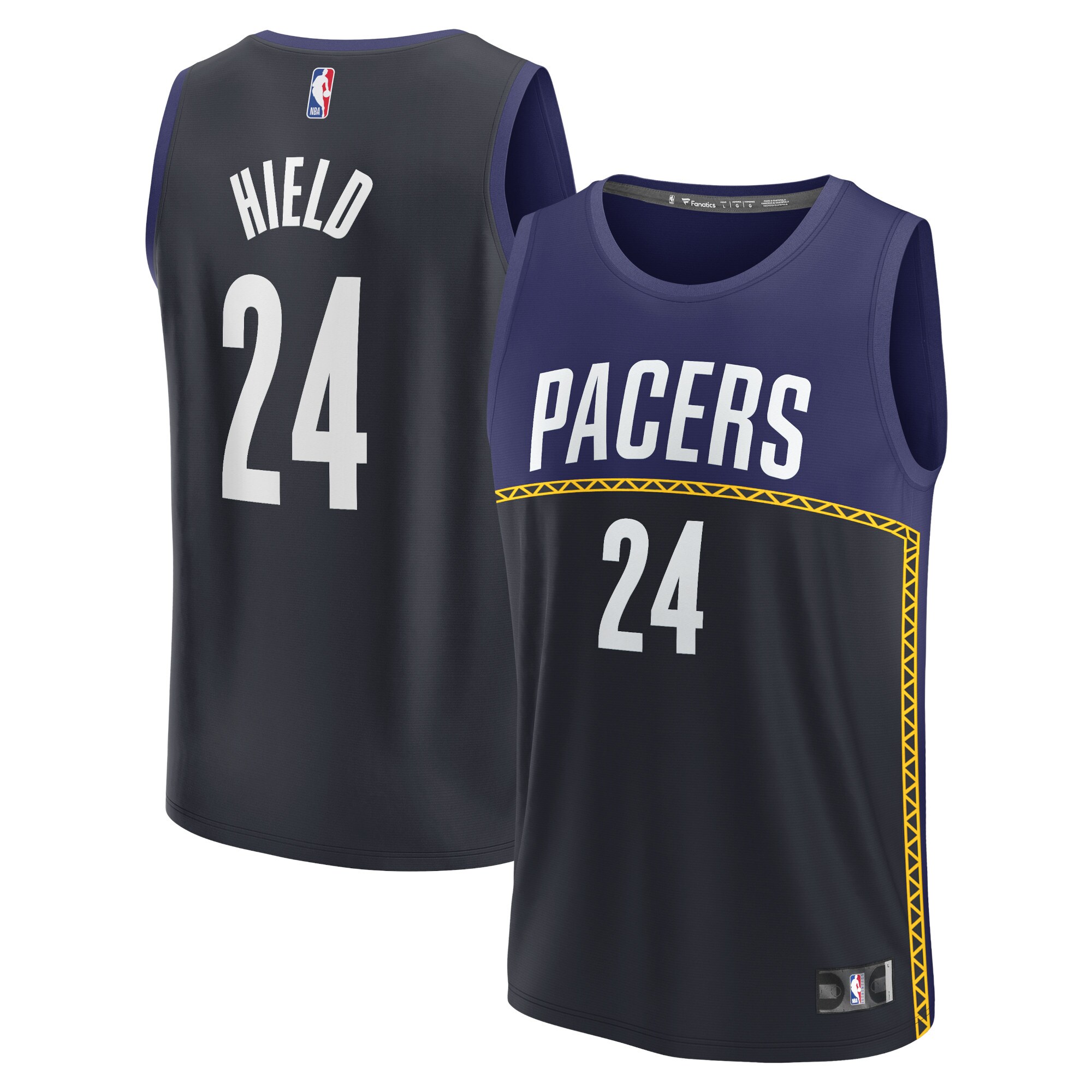 Alternative view of Buddy Hield Indiana Pacers Fanatics Branded 2022/23 Fastbreak Jersey - City Edition - Blue