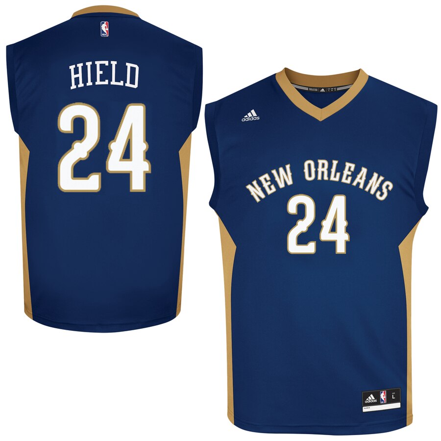 Alternative view of Buddy Hield New Orleans Pelicans Adidas Replica Jersey - Navy