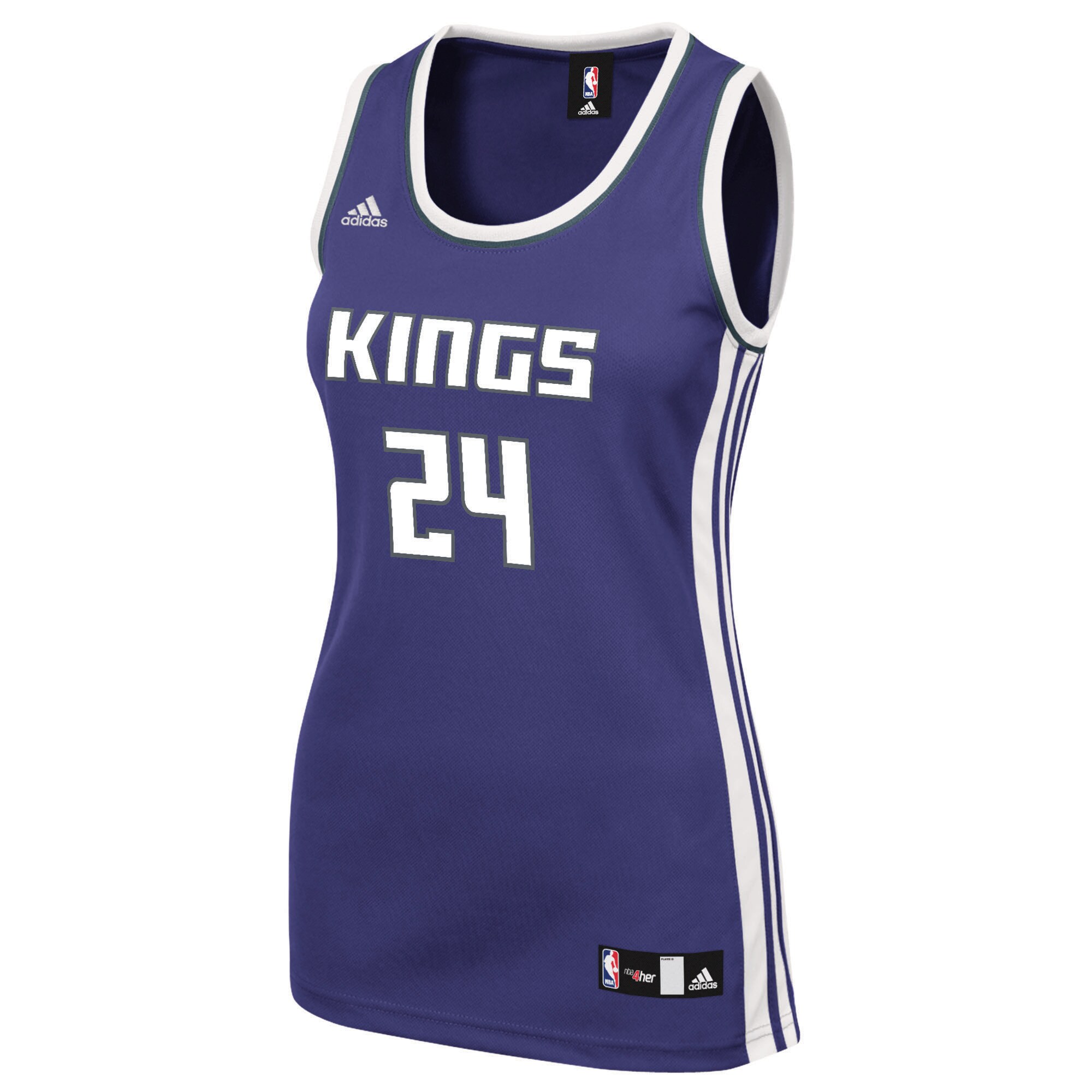 Alternative view of Buddy Hield Sacramento Kings Adidas Women's Road Replica Jersey - Purple