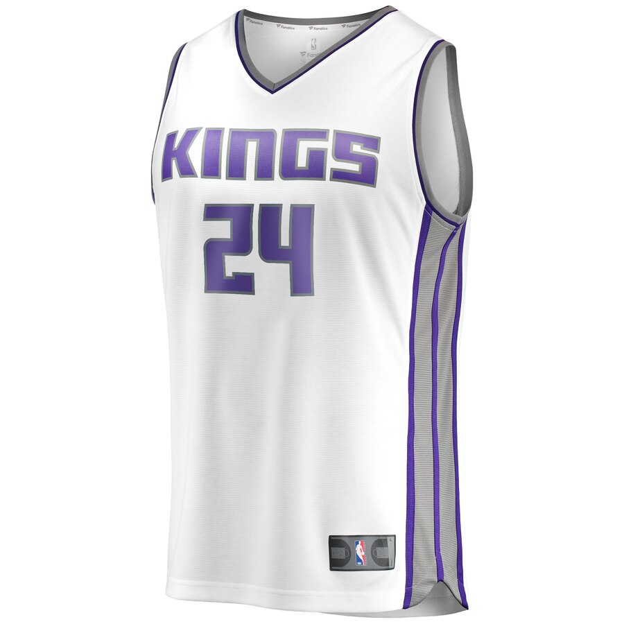 Alternative view of Buddy Hield Sacramento Kings Fanatics Branded Fast Break Replica Player Jersey - White - Association Edition