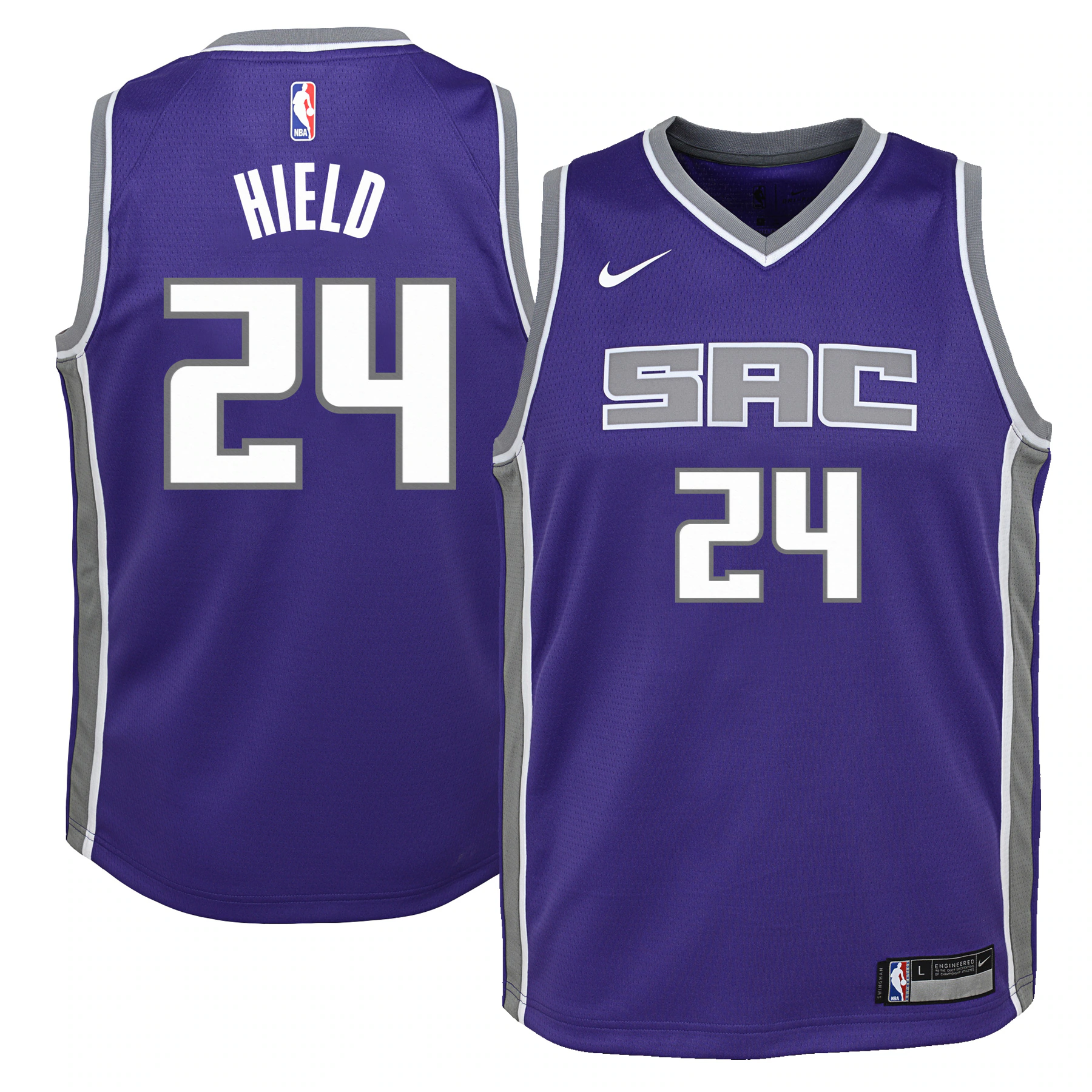 Buddy Hield Sacramento Kings Youth Swingman Jersey Purple - Icon Edition