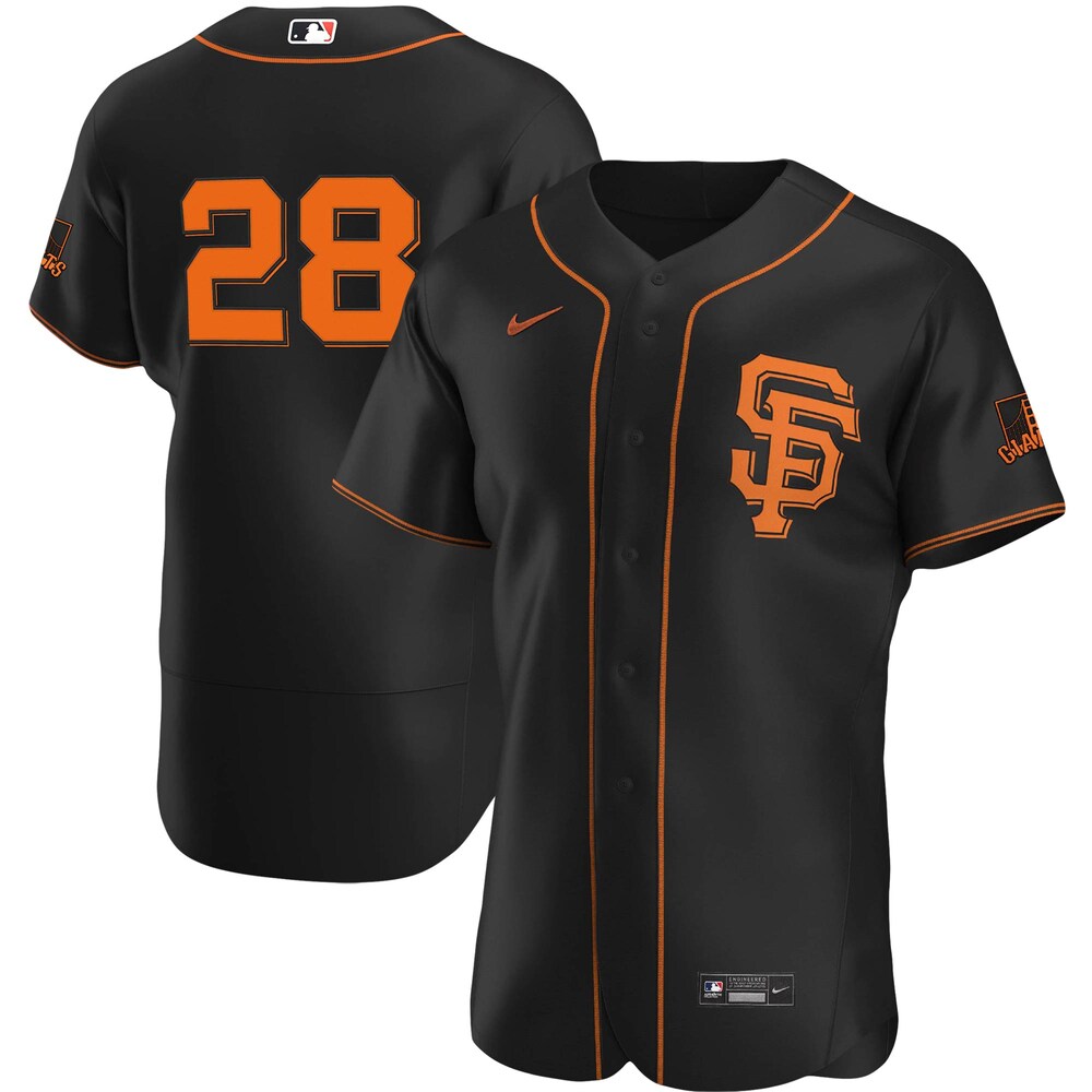Buster Posey San Francisco Giants Alternate 2020 Player Team Jersey - Black