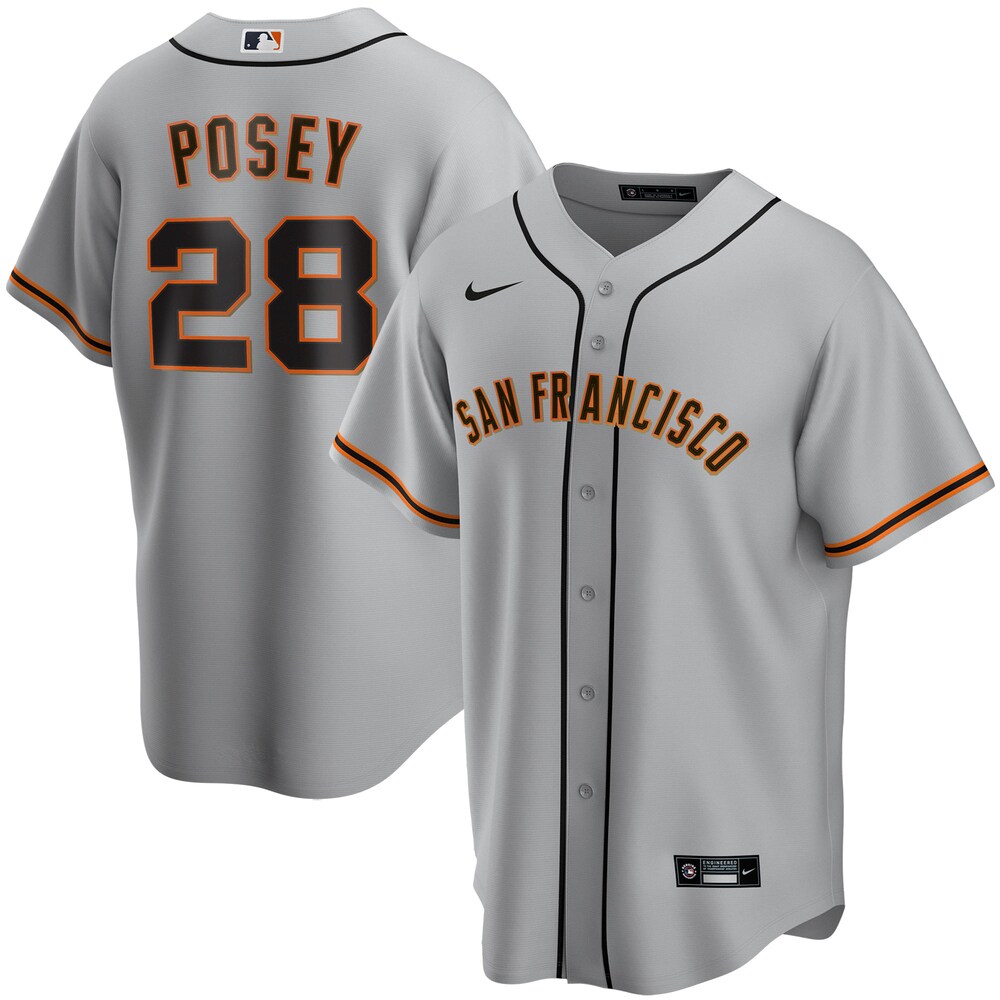 Buster Posey San Francisco Giants Road 2020 Player Jersey - Gray