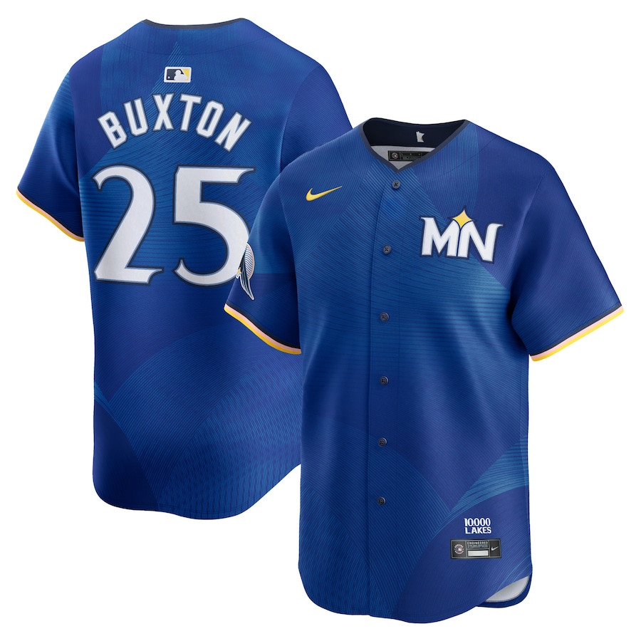 Byron Buxton 25 Minnesota Twins 2024 City Connect Limited Men Jersey - Royal 