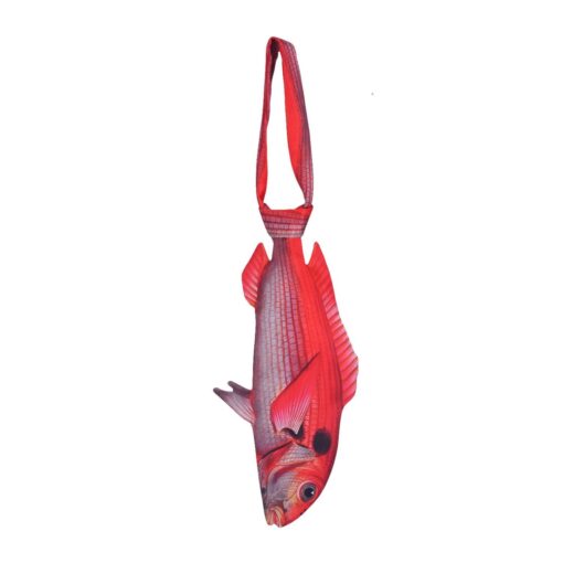 Animals Tie Shaped Novelty Tie, Red Porgy fish Shaped Tie, Vintage Holiday Gift, Tie Gift, Tie Accessories - Image 3