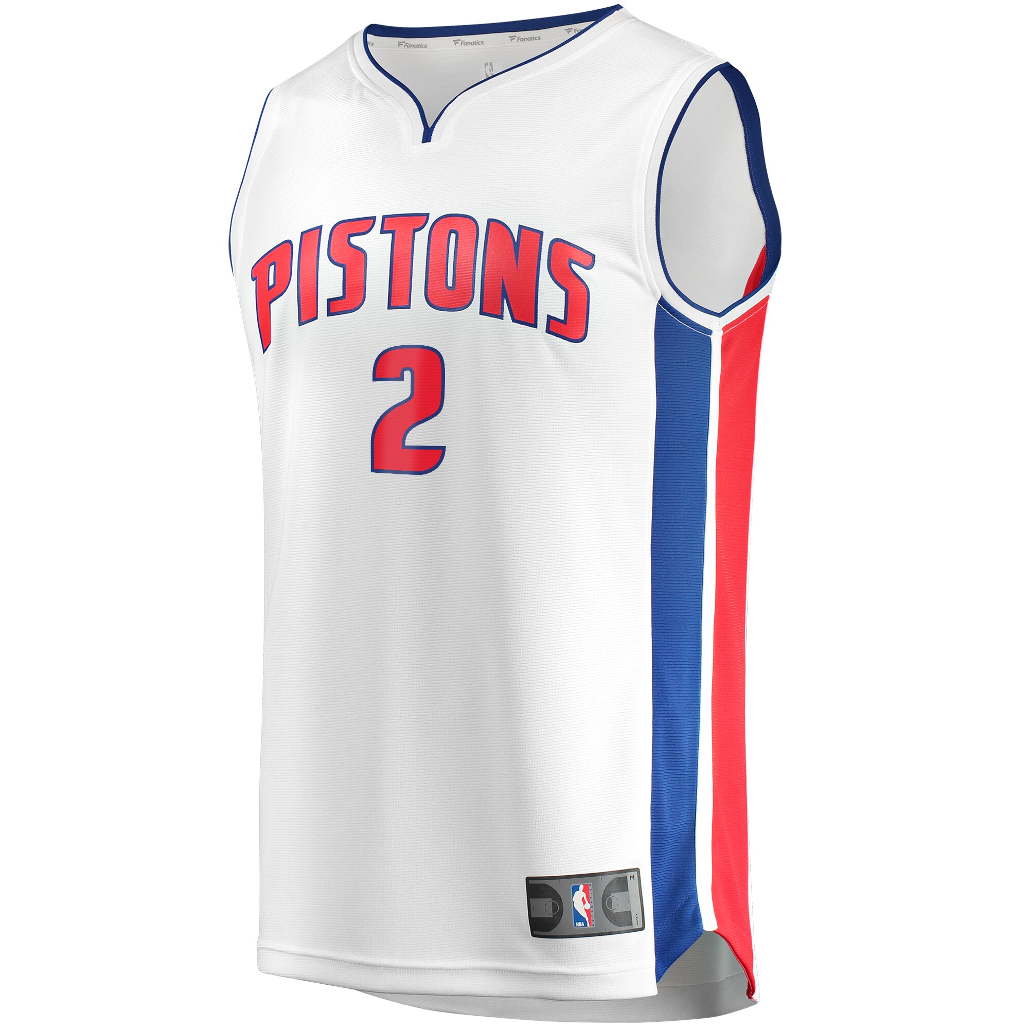 Alternative view of Cade Cunningham Detroit Pistons Fanatics Fast Break Replica Jersey - Association Edition - White