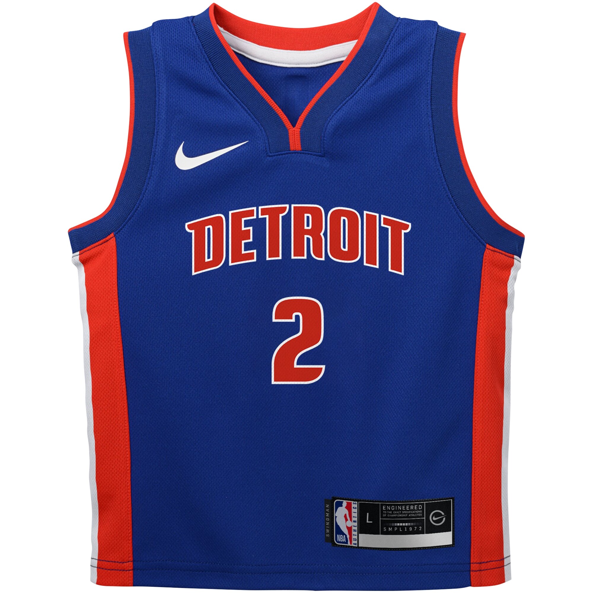 Alternative view of Cade Cunningham Detroit Pistons Infant Swingman Player Jersey - Icon Edition - Blue