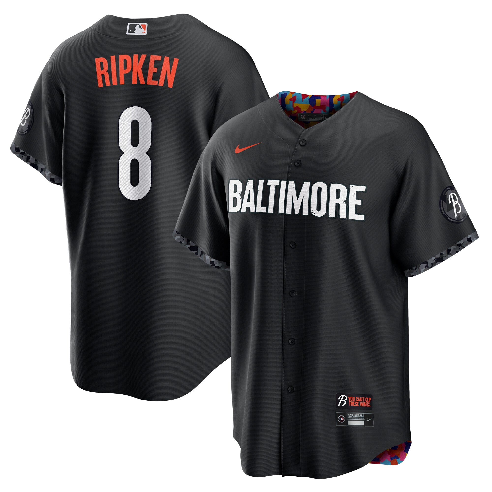 Cal RipkenÃƒâ€šÃ‚Â baltimore Orioles City Connect Replica Player Jersey - Black