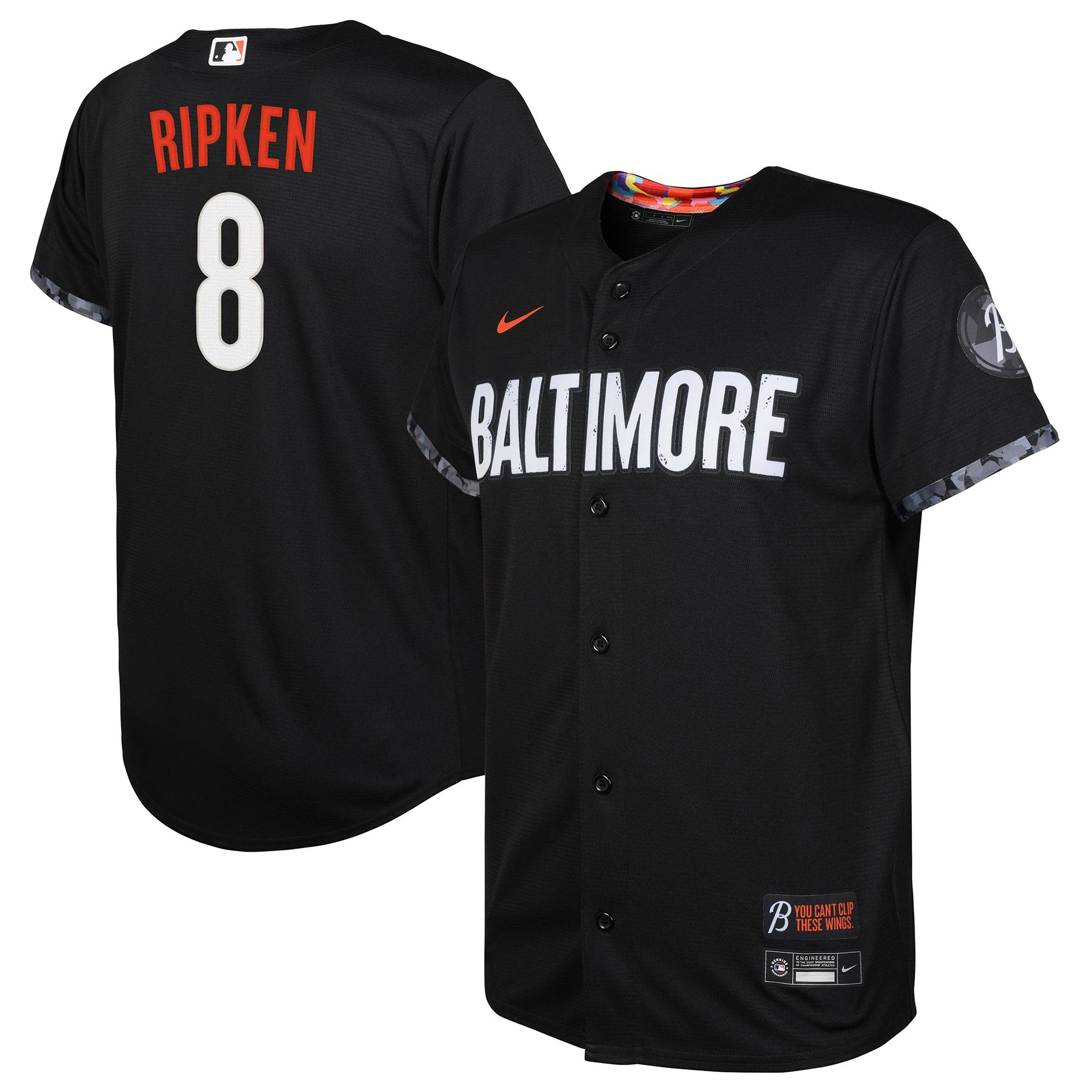 Cal RipkenÃƒâ€šÃ‚Â baltimore Orioles Youth 2023 City Connect Replica Player Jersey - Black