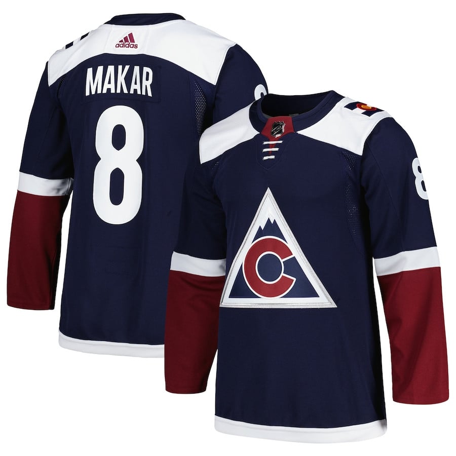 Cale Makar 8 Colorado Avalanche Alternate Primegreen Men Jersey - Navy - JS889 