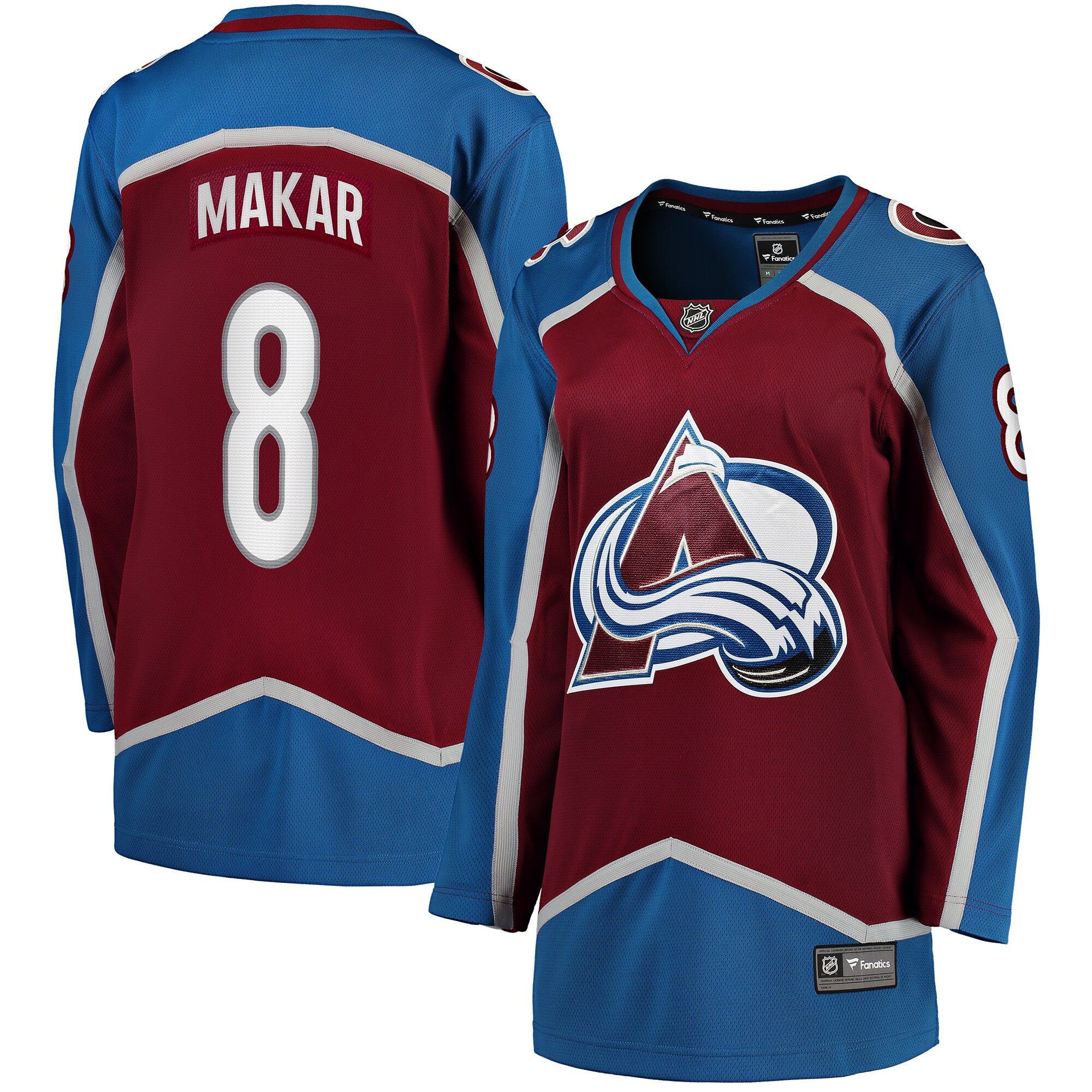 Cale Makar Colorado Avalanche Women's Home Breakaway Player Jersey - Maroon - JS847 
