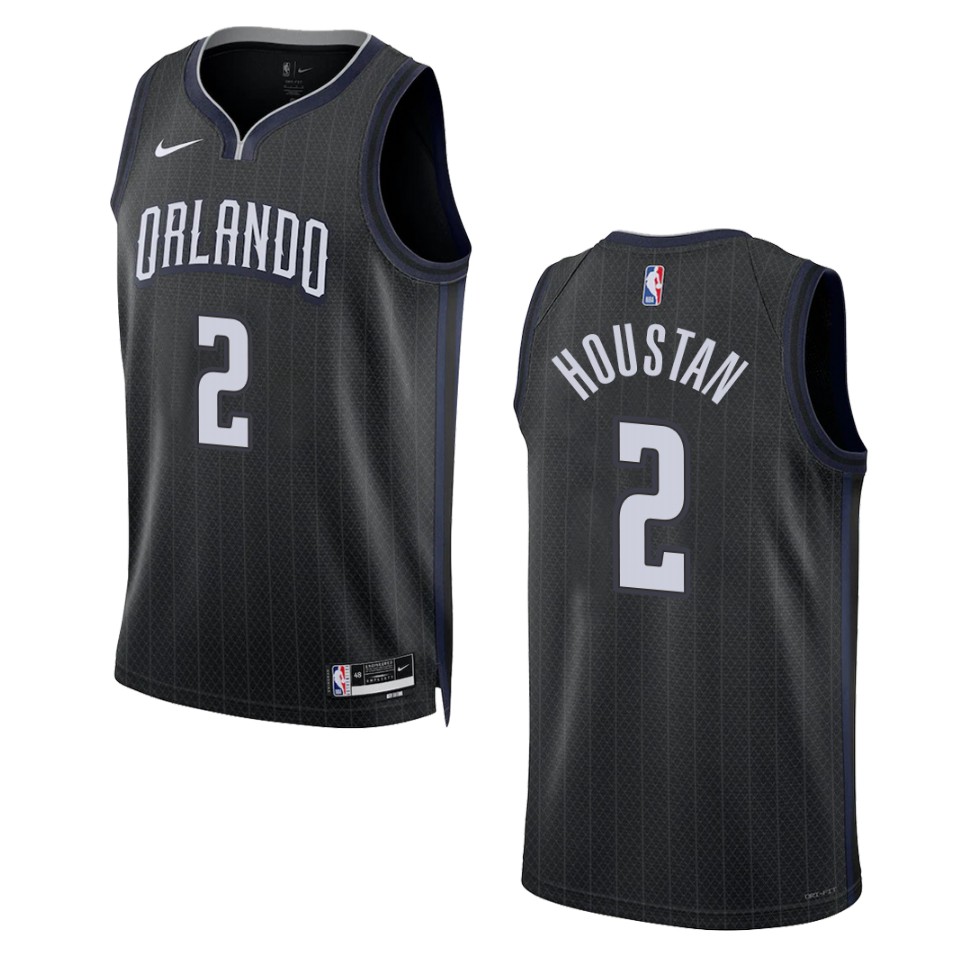 Caleb Houstan City Edition Orlando Magic 2022-23 Black Swingman Jersey
