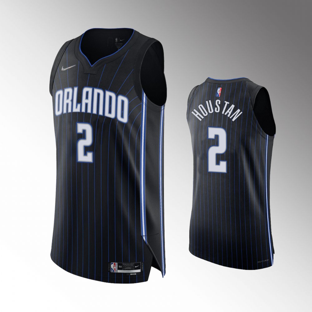 Caleb Houstan Orlando Magic Icon Edition Black Authentic Jersey 2021-22