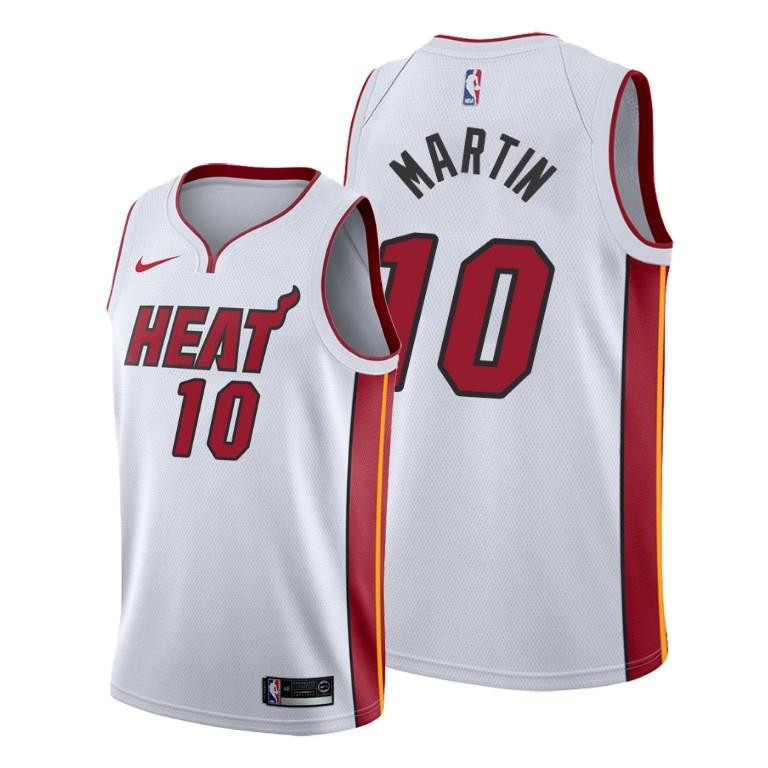 Caleb Martin 10 Miami Heat Association Edition White Jersey - Men Jersey - JS147 