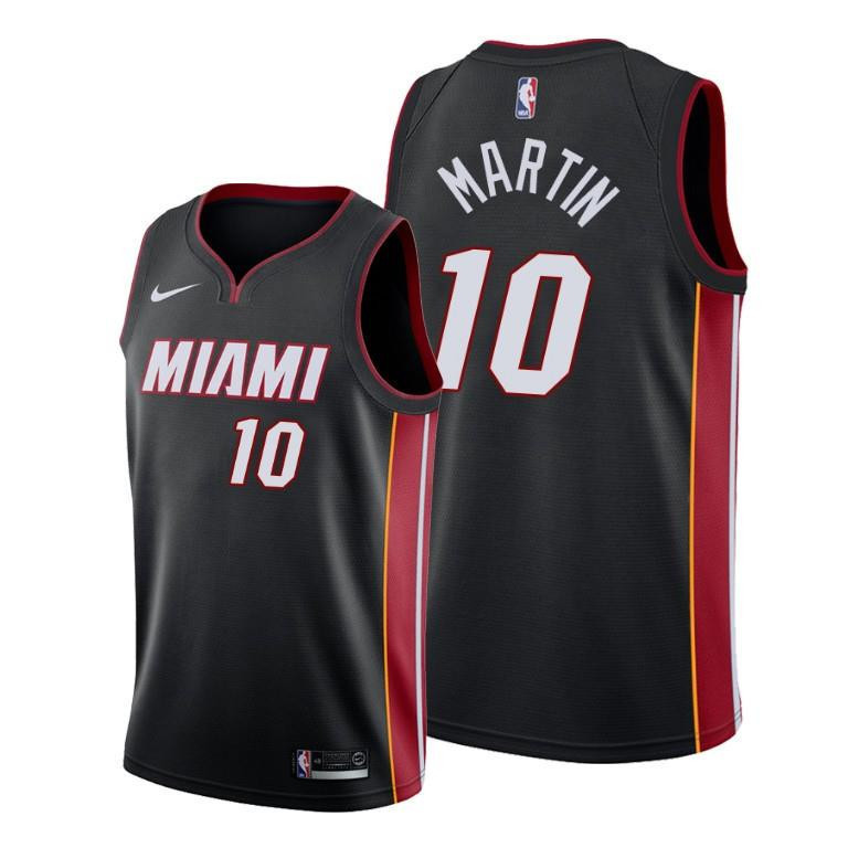 Caleb Martin 10 Miami Heat Icon Edition Black Jersey - Men Jersey - JS160 