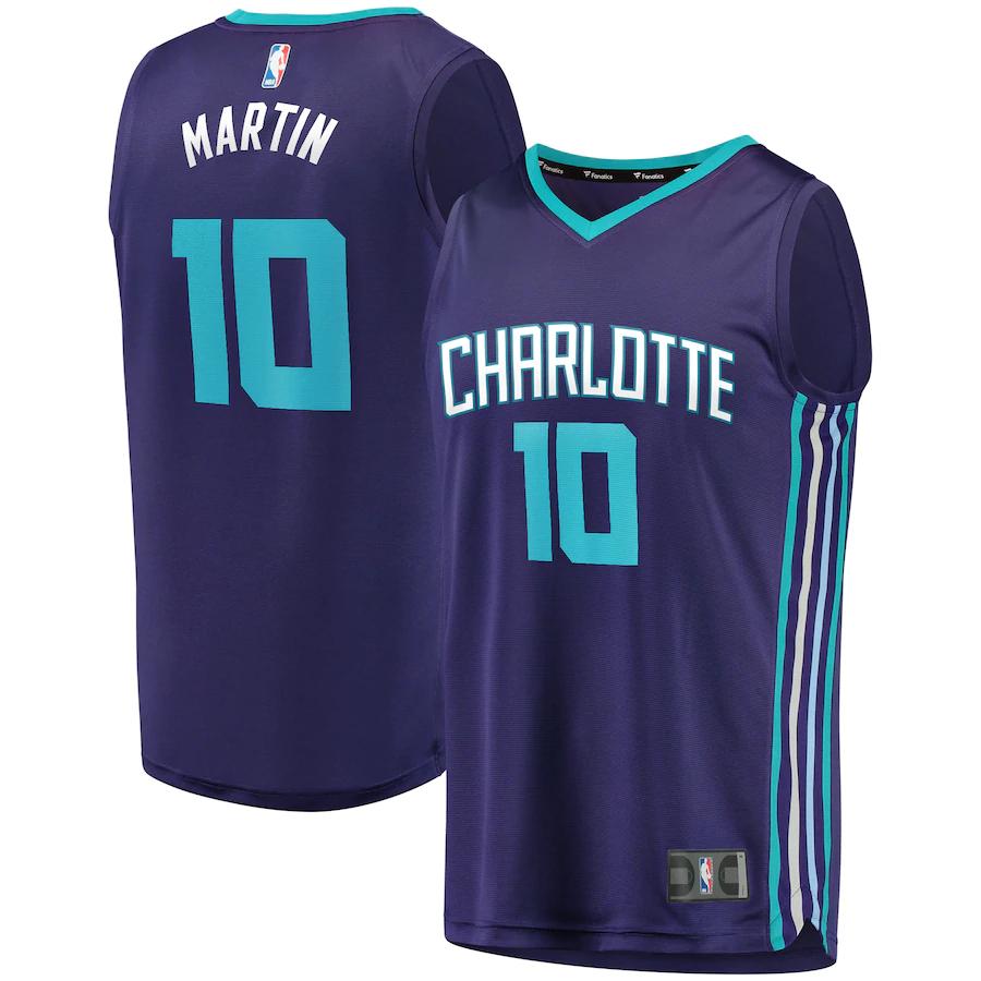 Caleb Martin Charlotte Hornets Fanatics Branded Fast Break Player Jersey - Statement Edition - Purple
